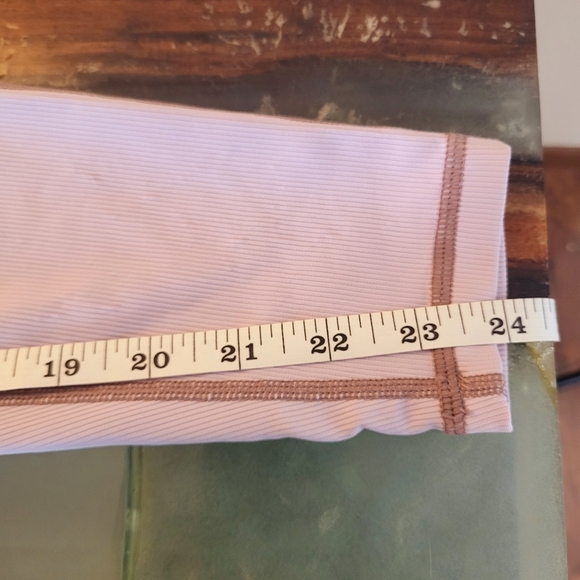 Wilo the Label Base Ribbed Colorblock 7/8 Leggings Women's‎ Size XS Mauve Purple - Picture 5 of 7